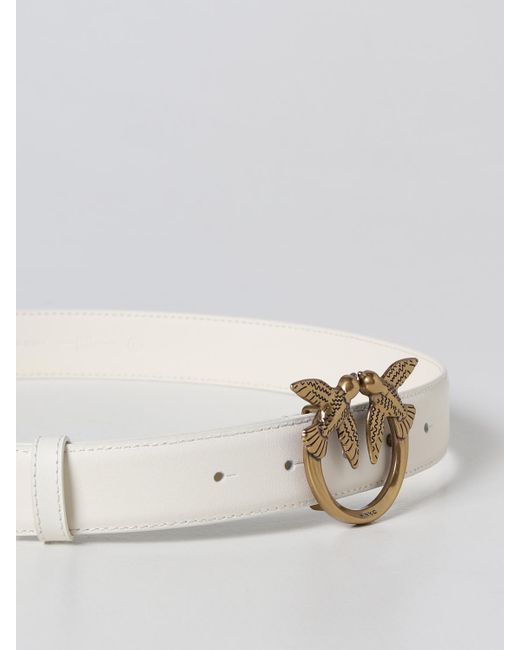 Pinko Natural Love Berry Leather Belt