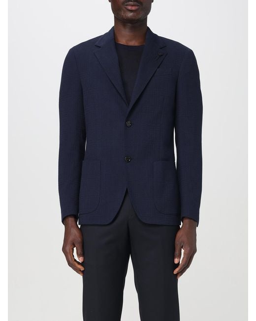 Lardini Blue Blazer for men