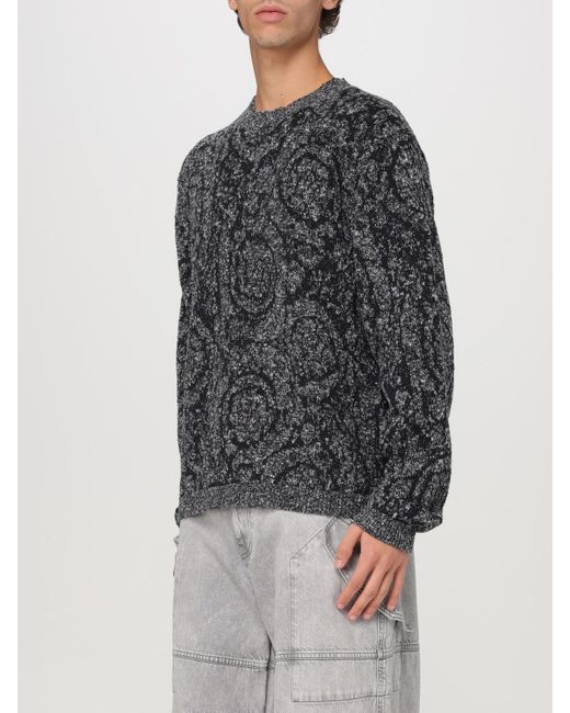 Versace Gray Jumper for men