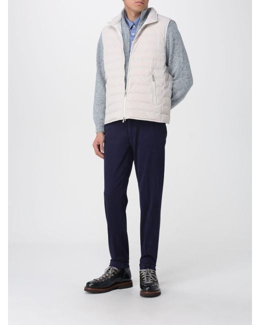 Brunello Cucinelli Gray Vest for men