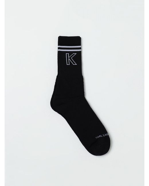 Karl Lagerfeld Black Socks for men