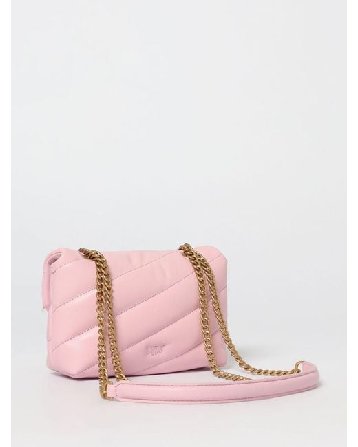 Pinko Pink Baby Love Bag Puff Matelassé Nappa Bag
