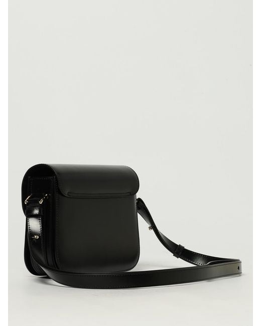 A.P.C. Black Grace Mini Leather Bag
