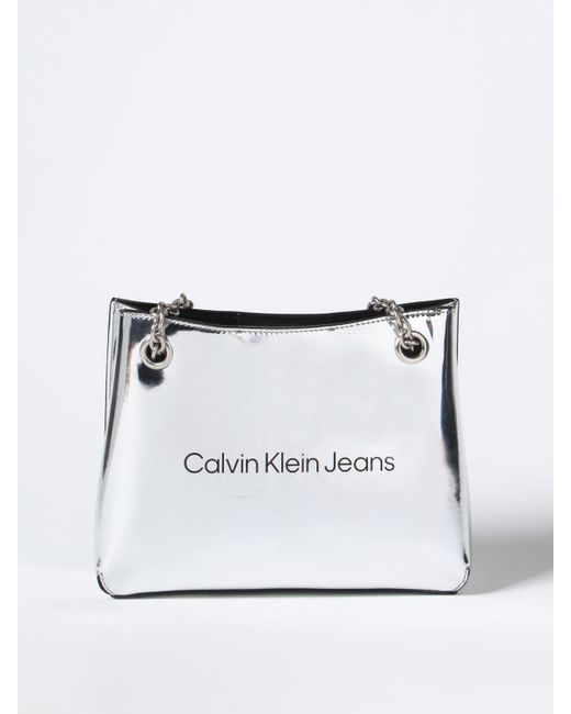 Bolso tote Calvin Klein de color White