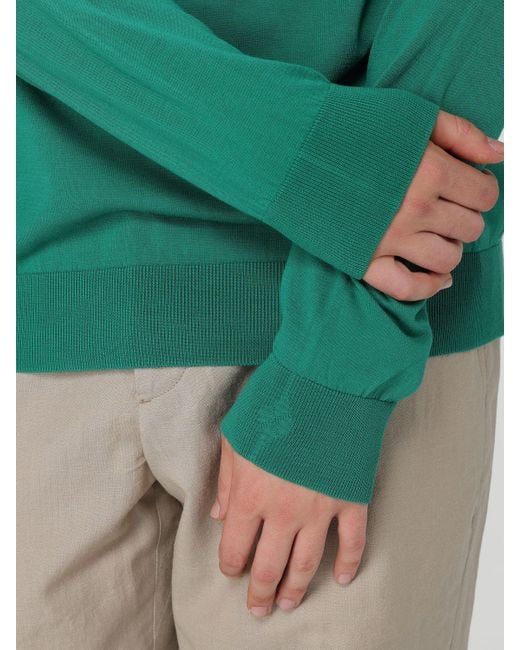 Maglia A Girocollo Basic di Ballantyne in Green da Uomo