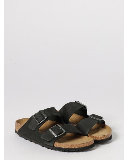 Birkenstock Black Arizona Nubuck Sandal
