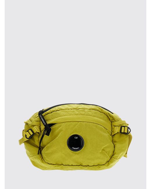 C P Company Green Nylon Belt Bag for men