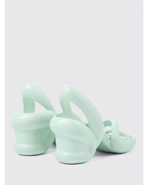 Camper Green Heeled Sandals