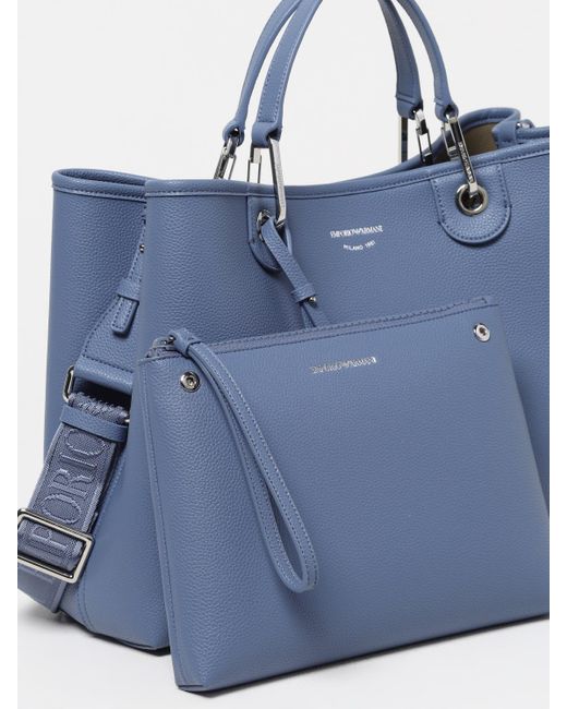 Emporio Armani Blue Shoulder Bag