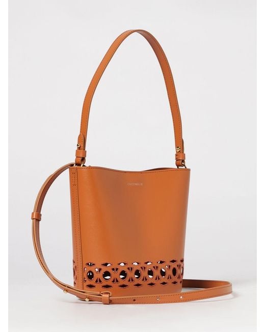 Coccinelle White Nikla Leather Bag