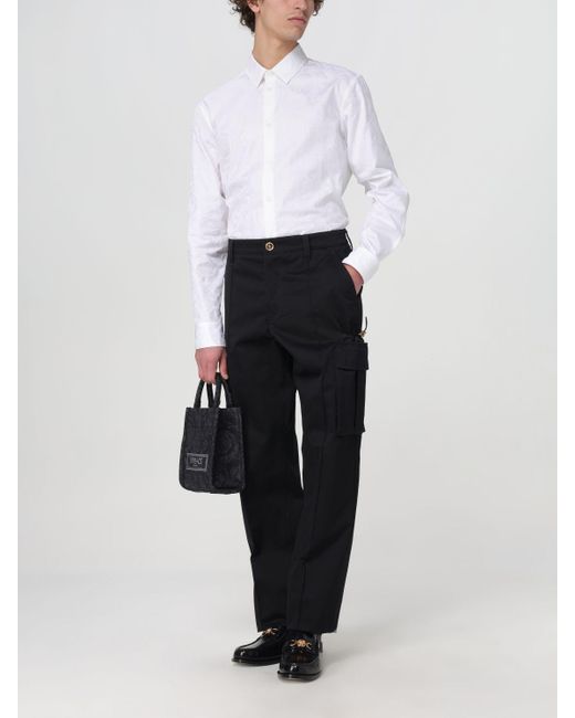 Pantalone di Versace in Black da Uomo