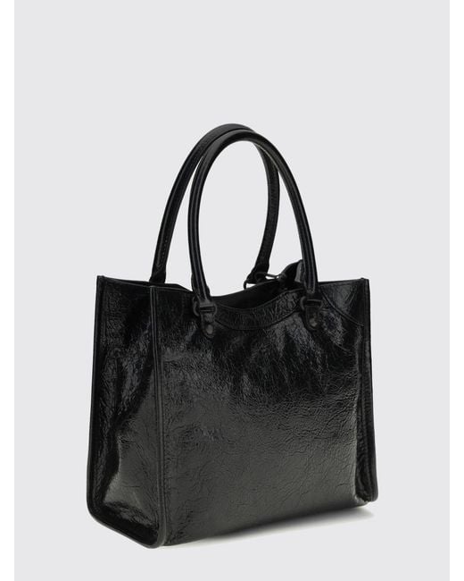 Balenciaga Black Le City Arena Leather Bag