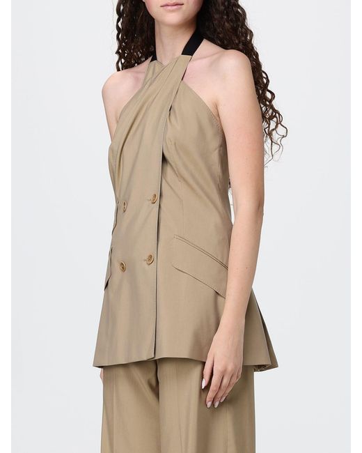 Max Mara Natural Waistcoat Camel