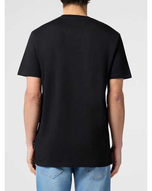 Philipp Plein Black T-Shirt for men