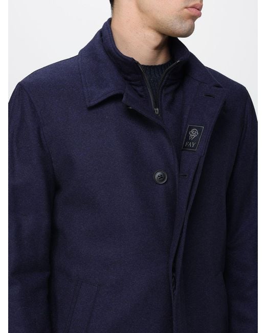 Fay Blue Coat for men
