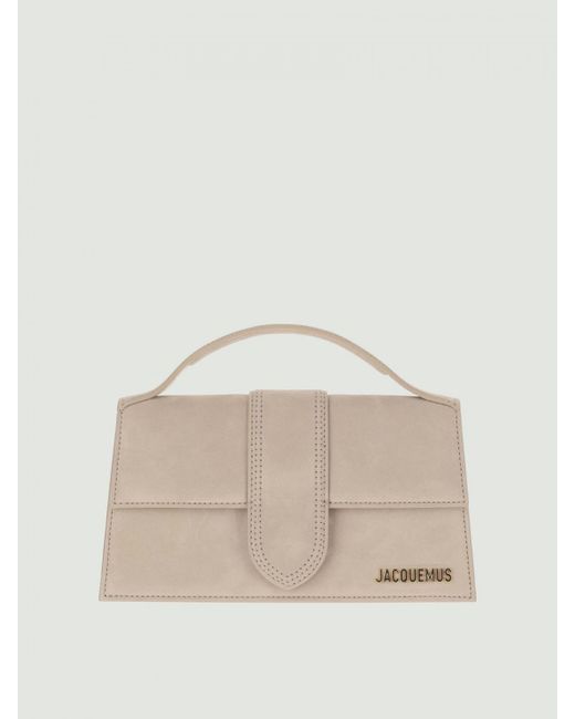 Borsa A Spalla Donna di Jacquemus in Natural