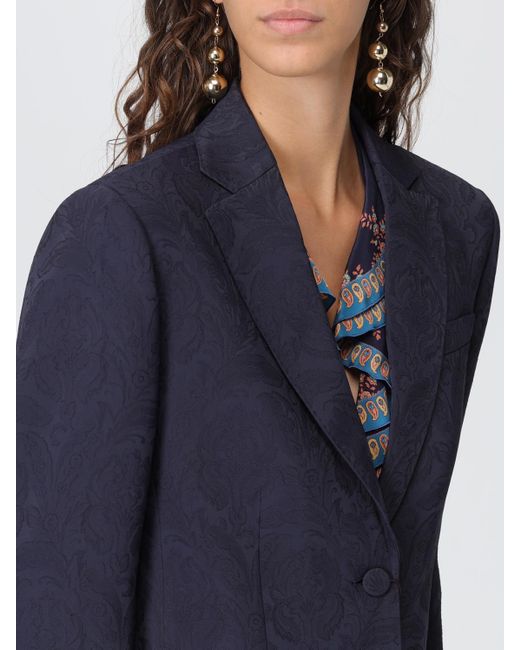 Etro Blue Blazer Damen