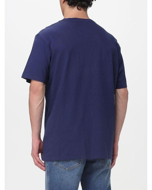 Polo Ralph Lauren Blue Cotton T-Shirt With Logo for men