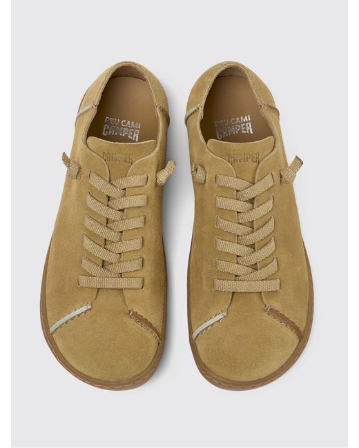 Camper Brown Twins Suede Sneakers