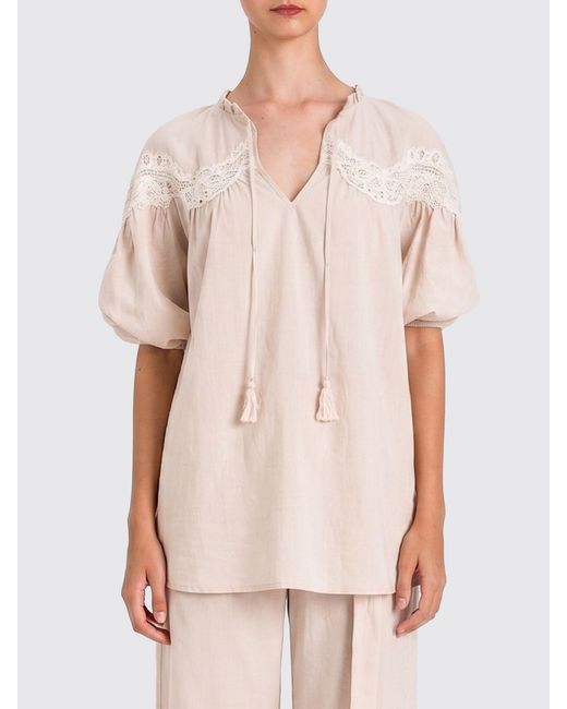 Twinset Natural Cotton Blouse