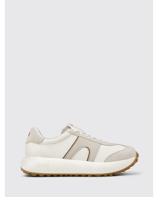 Camper White Pelotas Athens Leather Sneakers
