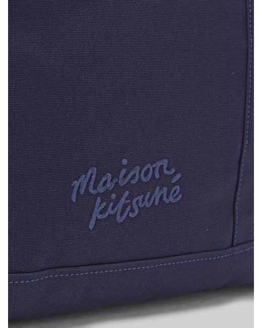Maison Kitsuné Blue Bags Maison Kitsuné for men
