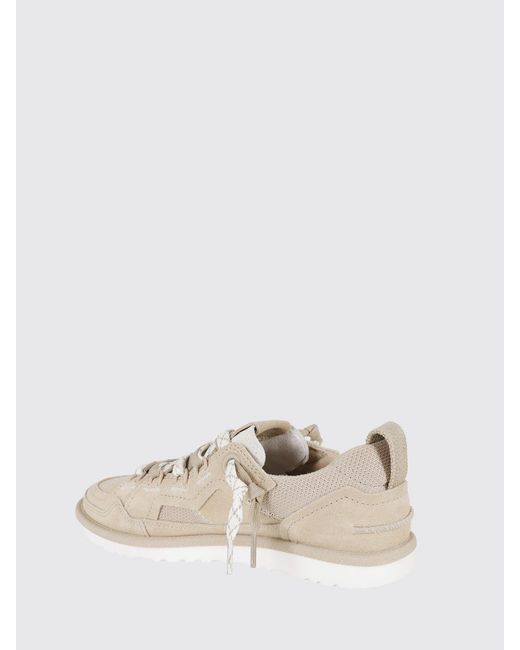 Ugg Natural Minimel Suede And Mesh Sneakers