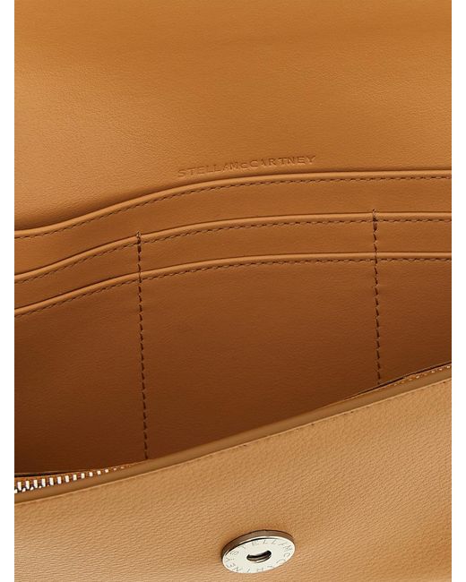 Stella McCartney Orange Ryder Faux Leather Wallet Bag