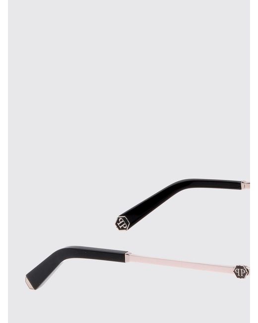 Philipp Plein Black Metal And Acetate Sunglasses for men
