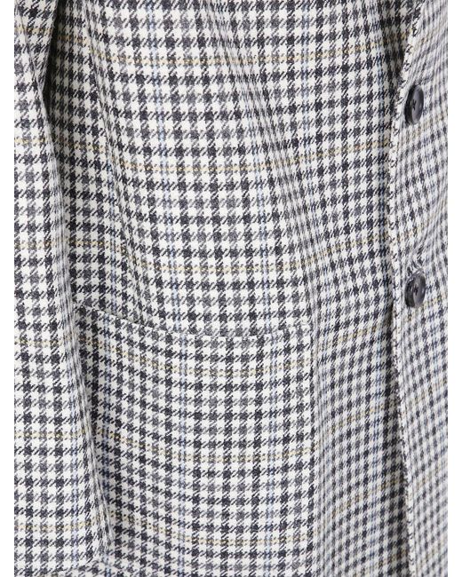 Thom Browne Gray Coat for men