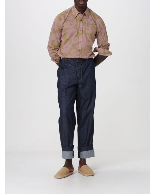 Dries Van Noten Blue Shirt for men