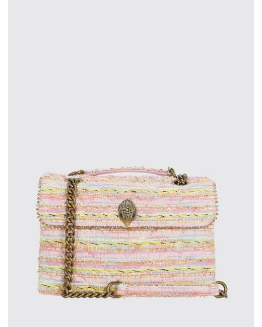 Kurt Geiger Natural Kensington Tweed Bag