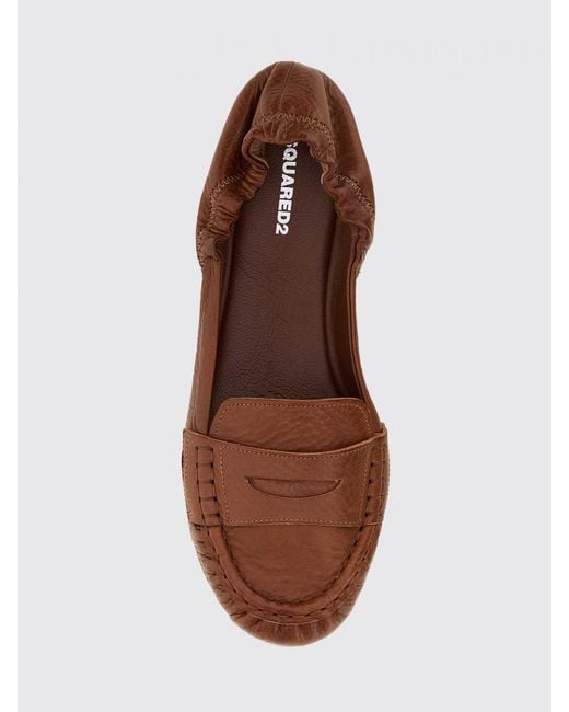 DSquared² Brown Ballet Flat