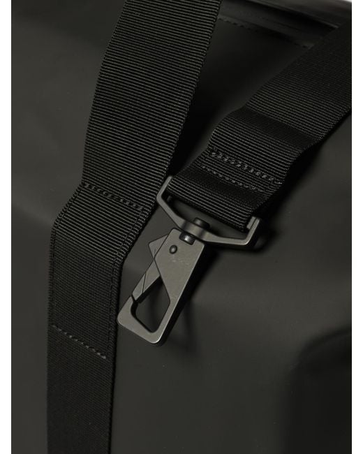 Rains Black Hilo Weekend Duffel Bag for men
