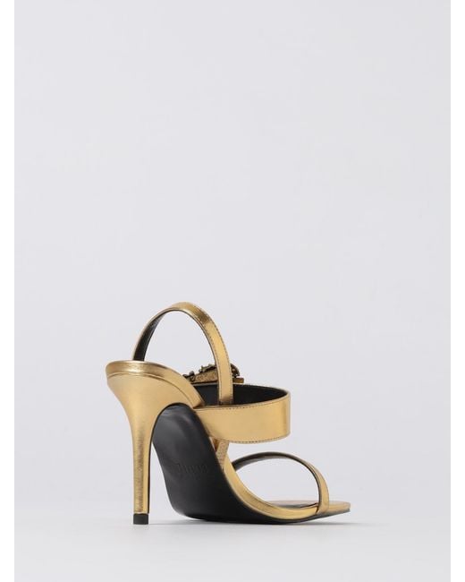 Versace Jeans Couture White Flat Sandals