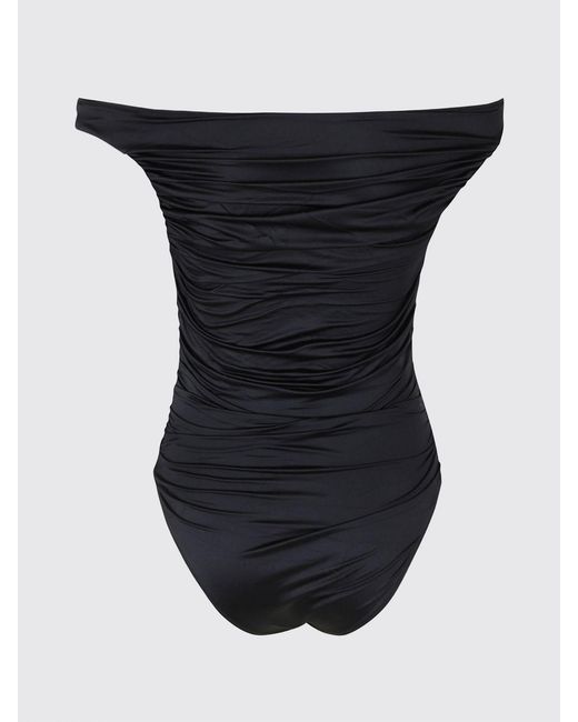 VENUJA Black Polyester One-Piece Swimsuit