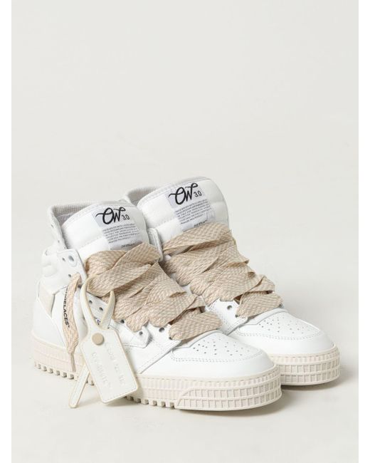 Sneaker Off Court 3.0 in pelle di Off-White c/o Virgil Abloh in Natural