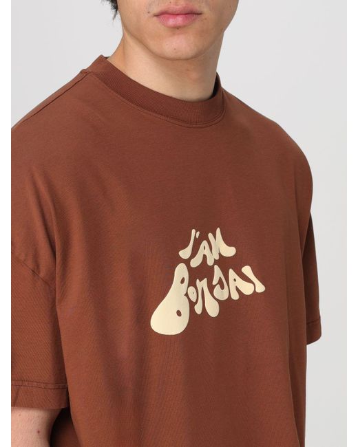 Camiseta Bonsai de hombre de color Brown