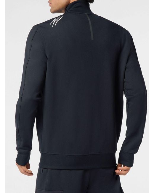 Philipp Plein Blue Polyester Sweatshirt for men