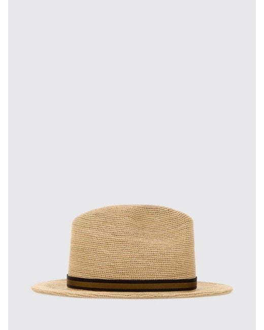 Borsalino Natural Argentina Woven Raffia Hat for men