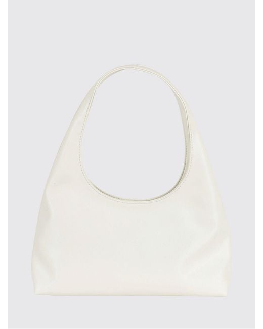 A.P.C. White Ninon Baby Synthetic Leather Bag