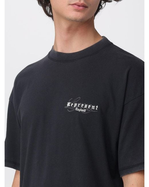 Represent Black T-Shirt for men