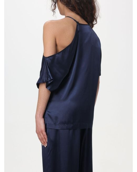 Erika Cavallini Semi Couture Blue Pullover
