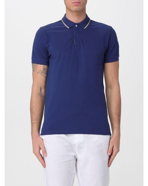 Colmar Blue Cotton Polo Shirt for men