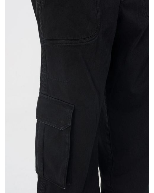 Loewe Black Cotton Cargo Trousers for men
