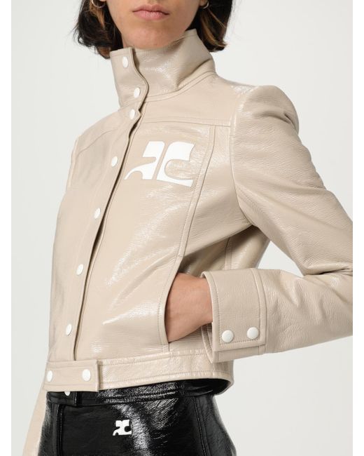 Courreges White Courr&Egrave	Ges Patent Leather Jacket