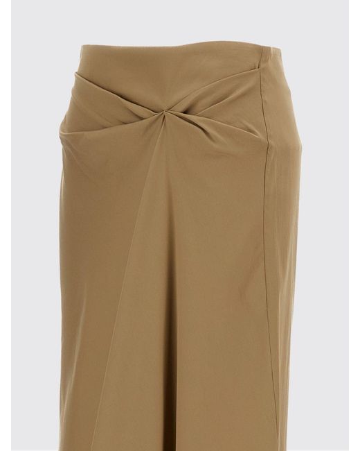 Max Mara Natural A-Line Midi Skirt
