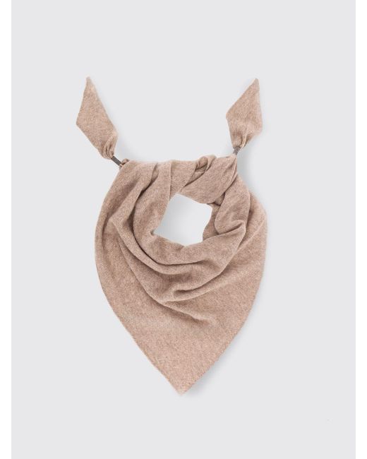 Brunello Cucinelli White Schal Aus Kaschmir