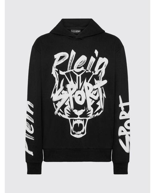 Philipp Plein Black Hoodie for men