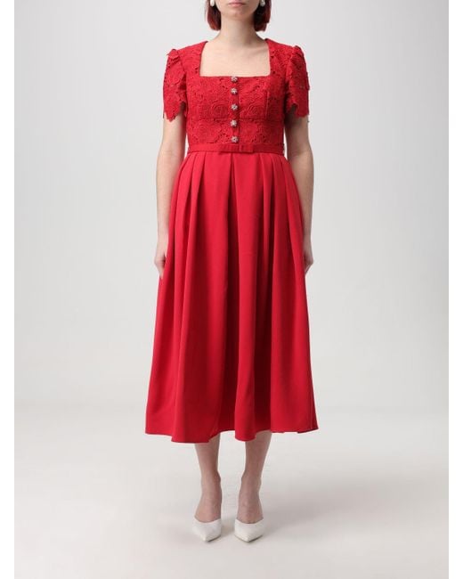 Self-Portrait Red Dress